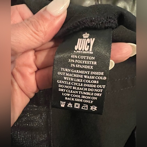 Juicy Couture Faux Snakeskin Pants the Beverly Skinny in size 18 NWT - Picture 8 of 14